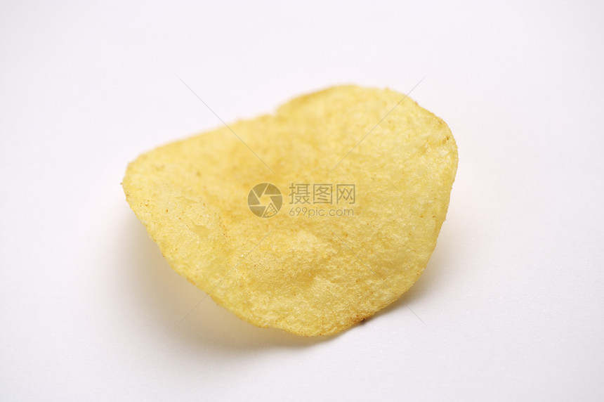 土豆薯片食物垃圾午餐筹码涟漪白色小吃脂肪波纹盐渍图片