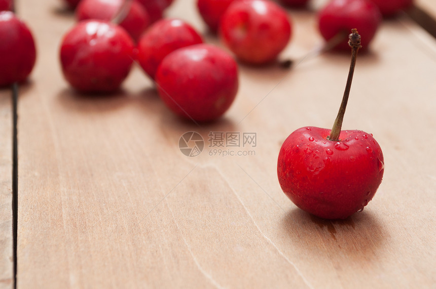 樱桃食物红色浆果水果甜点图片