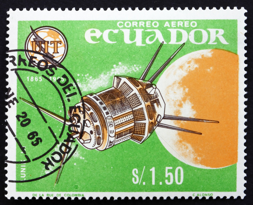 厄瓜多尔 1966 Luna 3 苏联太空探测图片