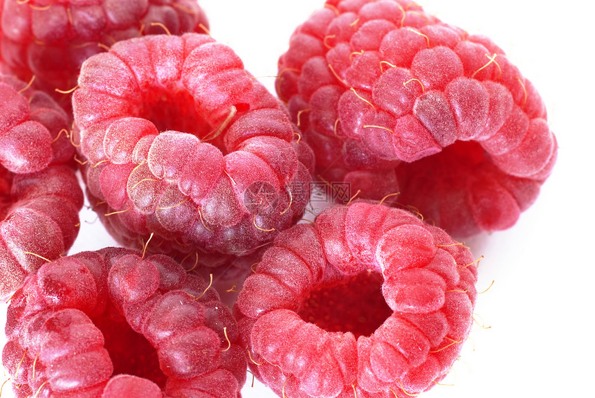 红草莓宏观覆盆子饮食浆果生产食物水果美食红宝石营养图片