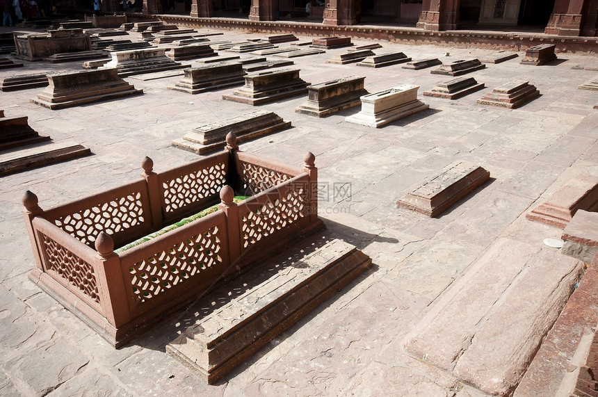 印度北方邦阿格拉历史性文化建筑院子法庭砂岩精神城市雕刻庭院图片