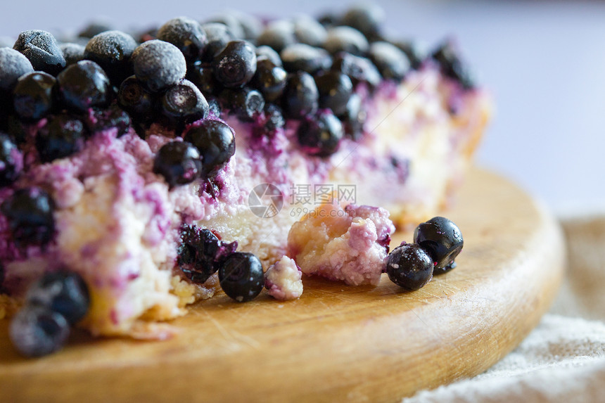 特写蓝莓派糕点餐厅烹饪水果食物脚轮馅饼美食甜点面包图片