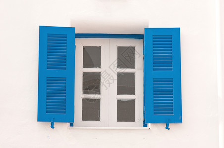 蓝色旧时窗口文化风景窗户房子商业建筑建筑学框架房间艺术背景图片