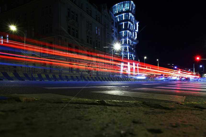 夜夜市街生活辉光日落建筑学旅行景观线条驾驶速度建筑图片