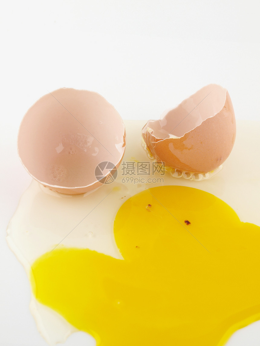 蛋壳和黄蛋图片