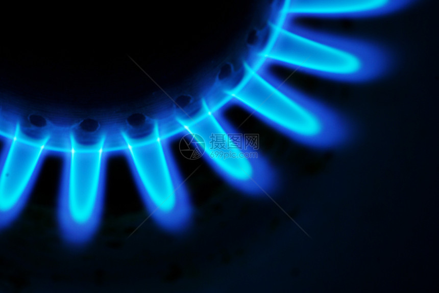天然气气体燃烧甲烷烤箱蓝色丙烷椭圆形力量圆圈火炉厨房图片