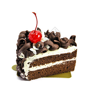巧克力蛋糕蛋糕红色美食面包甜点装饰巧克力风格棕色面团背景图片