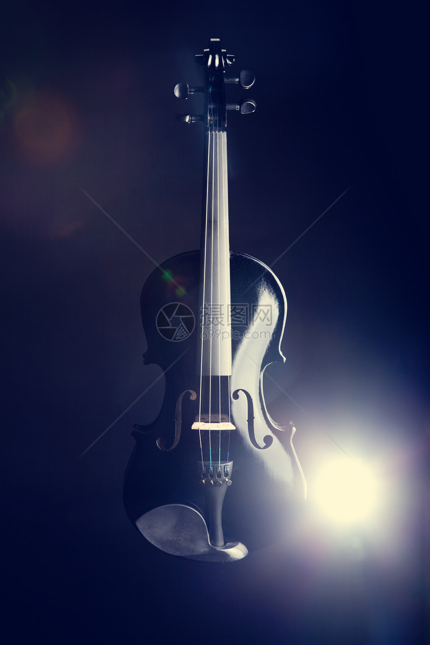 现代黑小提琴图片