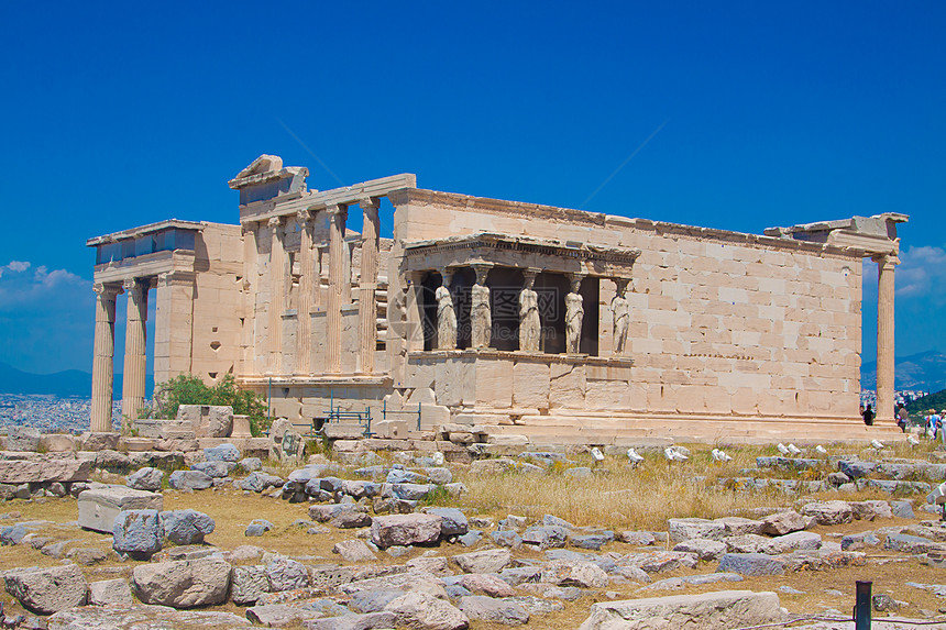 雅典Achoopolis的教友会地标历史性石头国际观光遗产寺庙建筑文化吸引力图片