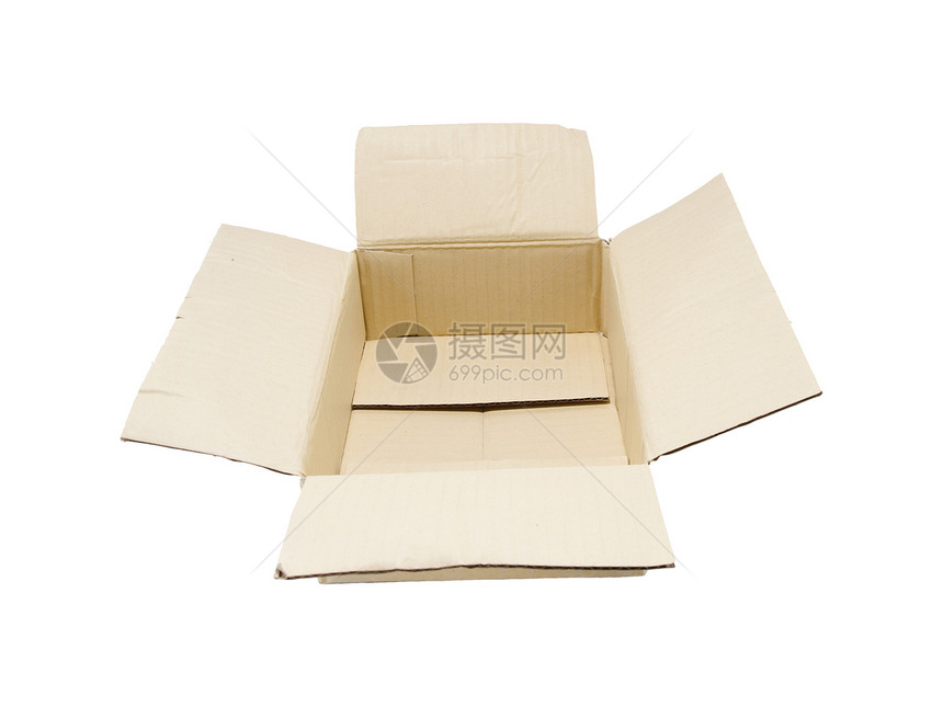 白色背景上孤立的空纸板框仓库贮存纸盒船运送货插图运输棕色搬迁案件图片