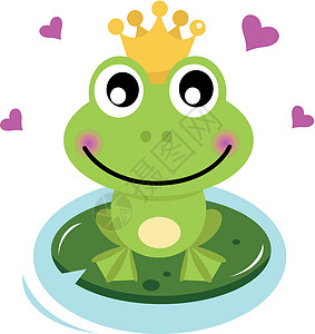用心切青蛙王子背景图片