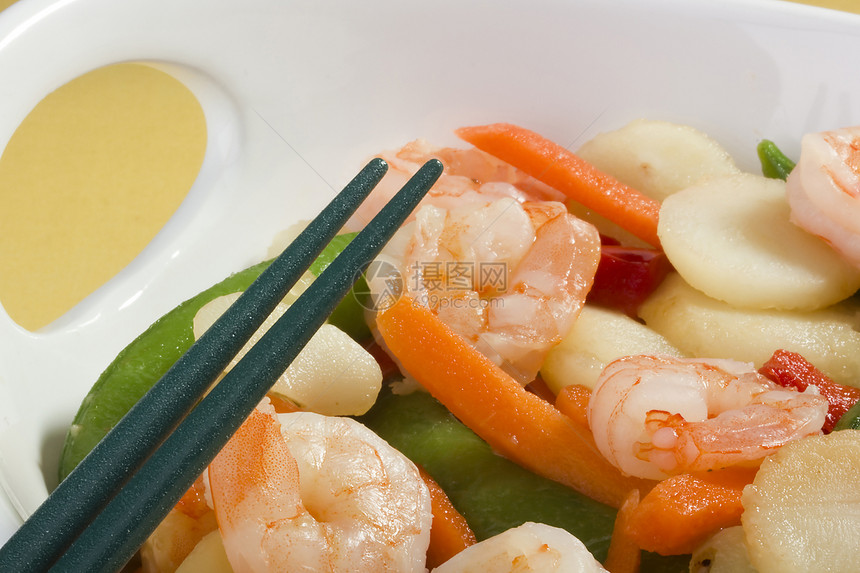 亚洲餐食欲沙拉烹饪白色午餐文化蔬菜筷子餐厅美食图片