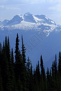贝格比山峰会冰川高山高清图片