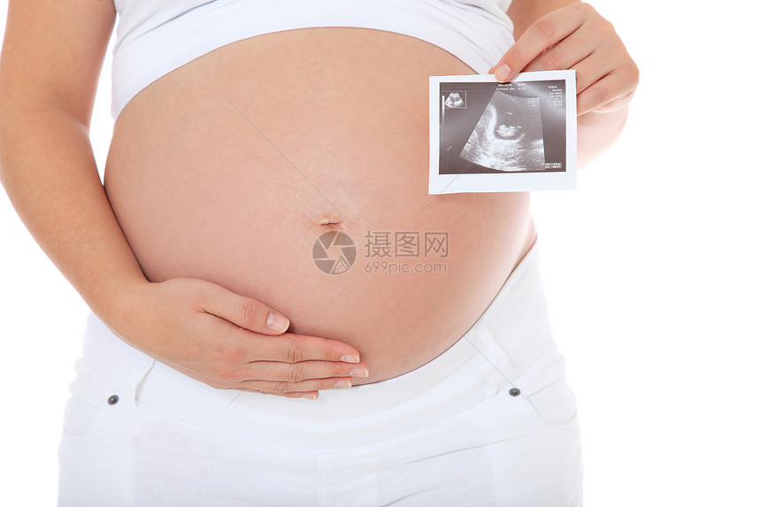 怀孕妇女体检孕肚超声预防性孩子们考试孩子婴儿女士检测图片