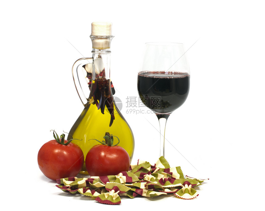 食品成分和葡萄酒图片