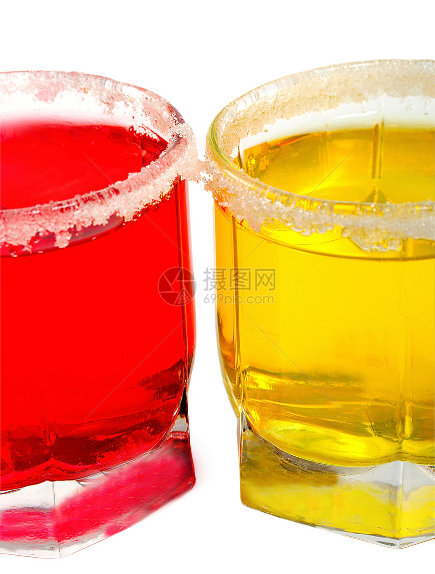 新鲜果汁热带玻璃水果异国假期派对果味茶点红色橙子图片