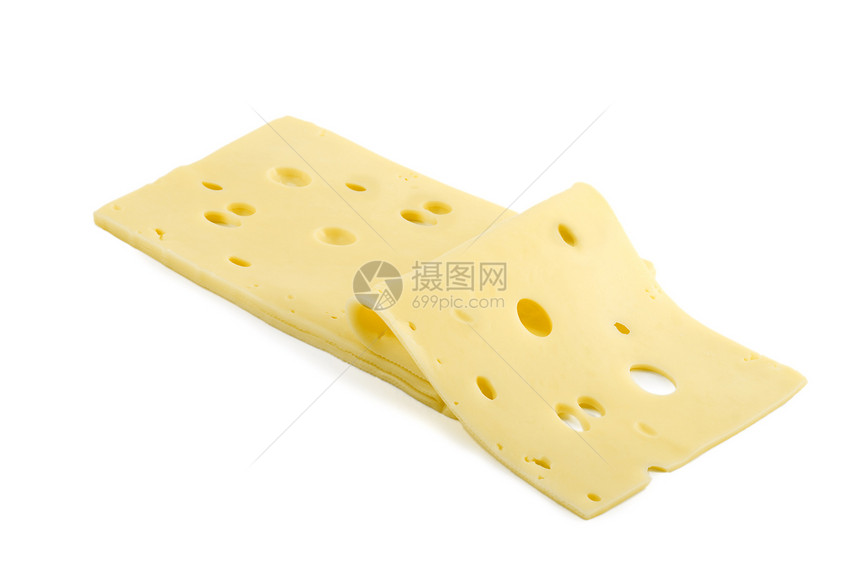 奶酪小吃食物健康三角形白色黄色牛奶月亮产品早餐图片
