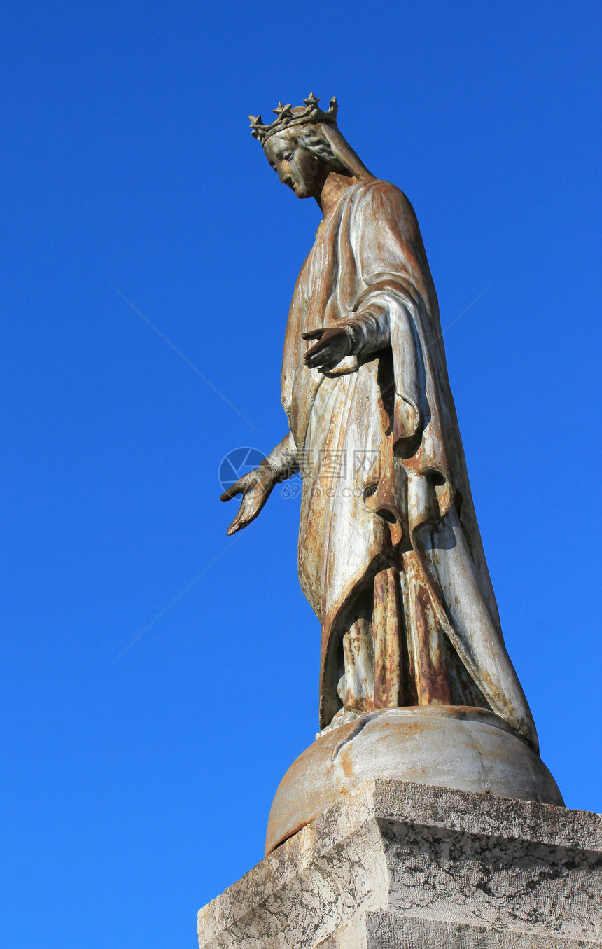 法国大伯兰大区的处女雕像圣母修女会图片