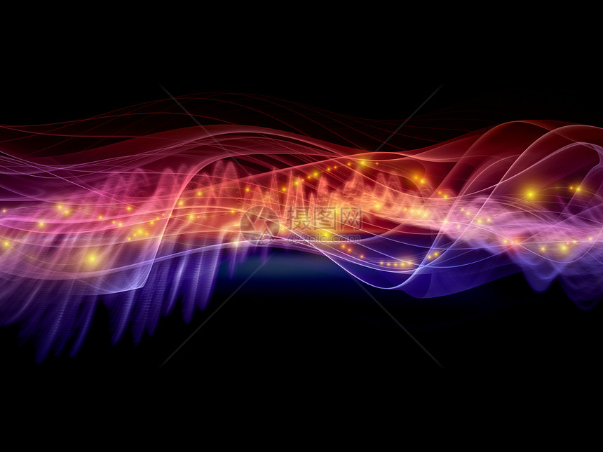 线条颜色波紫色溪流墙纸音乐海浪正弦波流动运动活力图片