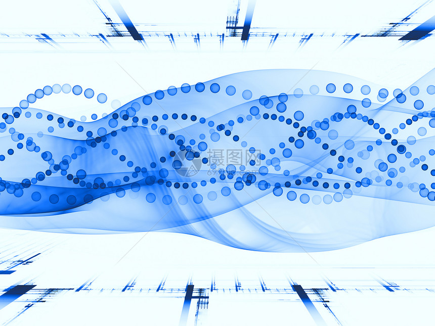 线波技术墙纸正弦波活力作品插图科学流动网格溪流几何学图片