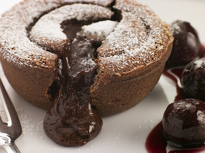 糖皮巧克力热巧克力软糖布丁厨房用具高清图片