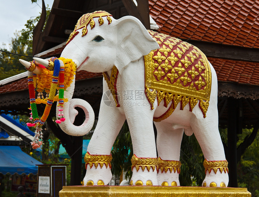 大象雕像力量寺庙动物古董宗教装饰品传统旅游文化精神图片