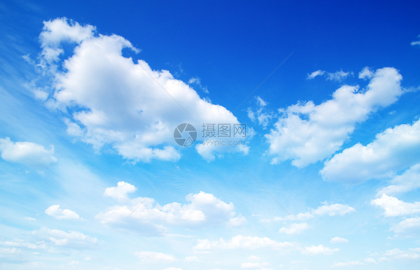 蓝蓝天空气氛天气宗教气候臭氧天堂白色蓝色多云气象图片