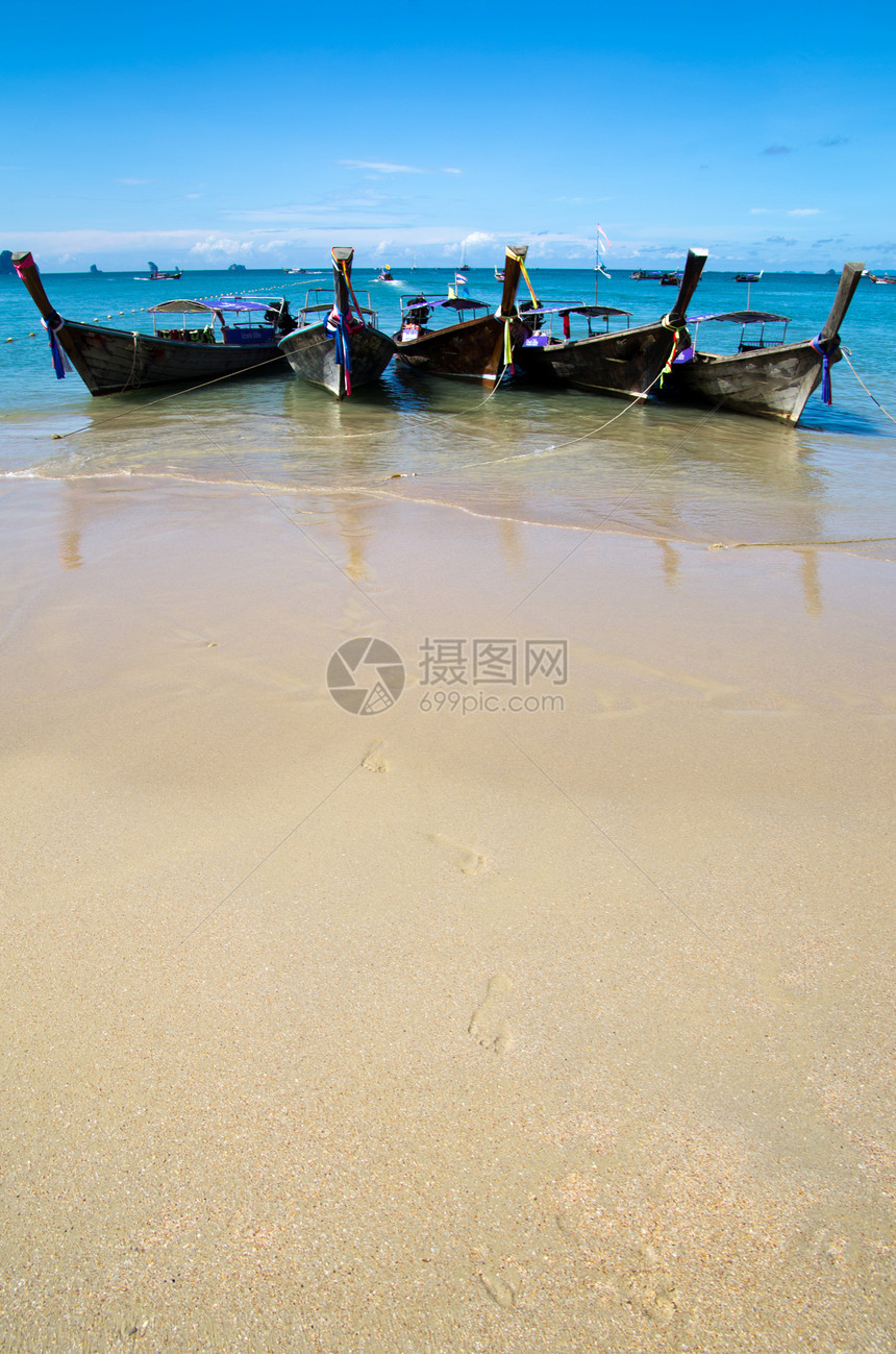 安达曼海热带娱乐蓝色晴天风景珊瑚假期旅游尾巴海滩图片