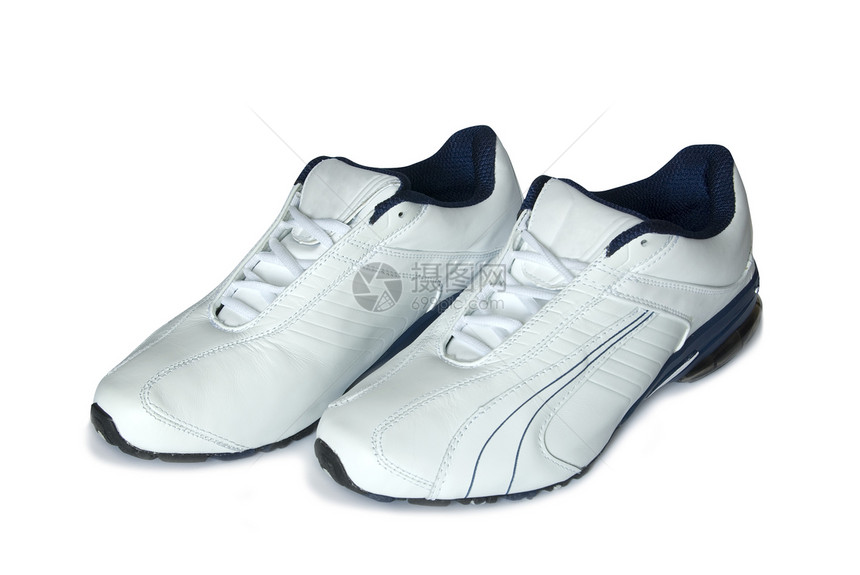 运动鞋橡皮训练健身房肌肉运动跑步白色竞赛衣服齿轮图片