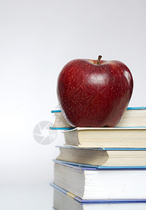 书本营养考试学习班级水果图书教育红色学校图书馆背景图片