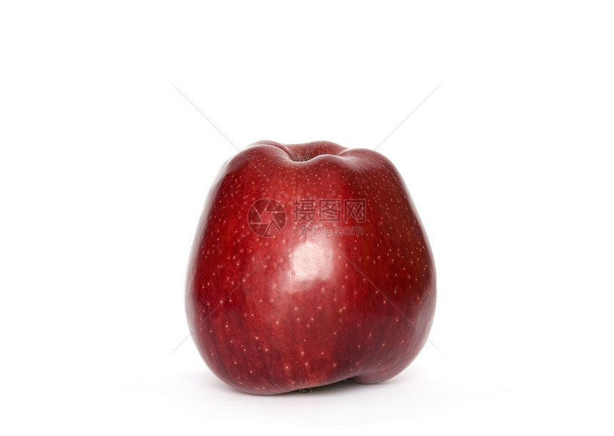 苹果节食诱惑食物活力白色红色营养饮食美食保健图片