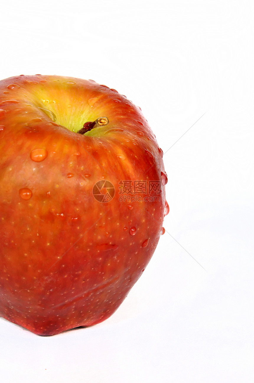 苹果圆形食物白色水果果汁小吃饮食红色营养图片