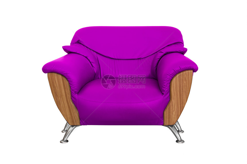 现代紫色沙发房间家具风格办公室装饰白色夫妻椅子软垫座位图片
