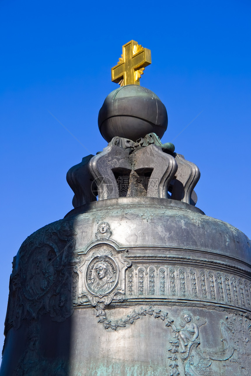 莫斯科克里姆林宫最大的沙皇贝尔天炉旅游历史纪念碑天空正方形教会宗教观光遗产图片