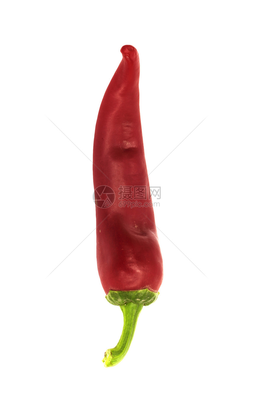 红辣孤独红色辣椒食物胡椒香料寒冷蔬菜图片