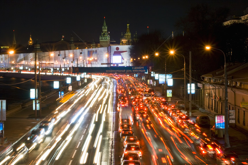 夜街驾驶运输交通汽车运动城市线条街道电车速度图片