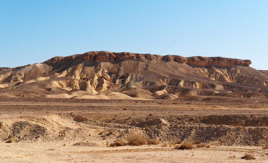 在石化沙漠中风景优润的黄山丘图片