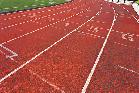 数字转动运行轨道运动员赛马场橡皮运动体育场场地数字游戏竞技曲线背景