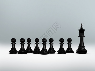 领导力概念棋子白色战略国王棋盘休闲领导者游戏典当领导背景图片