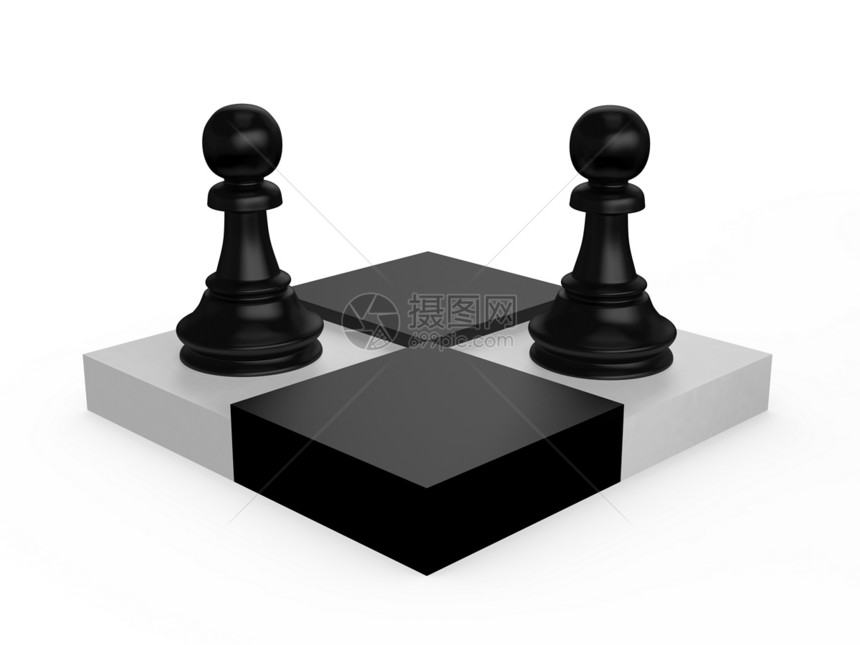 象棋细胞上的虾棋盘典当战略白色休闲棋子游戏图片