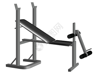 重量仪器重量提升装备机器肌肉健身房运动插图枕头有氧运动仪器蓝色建筑设计图片