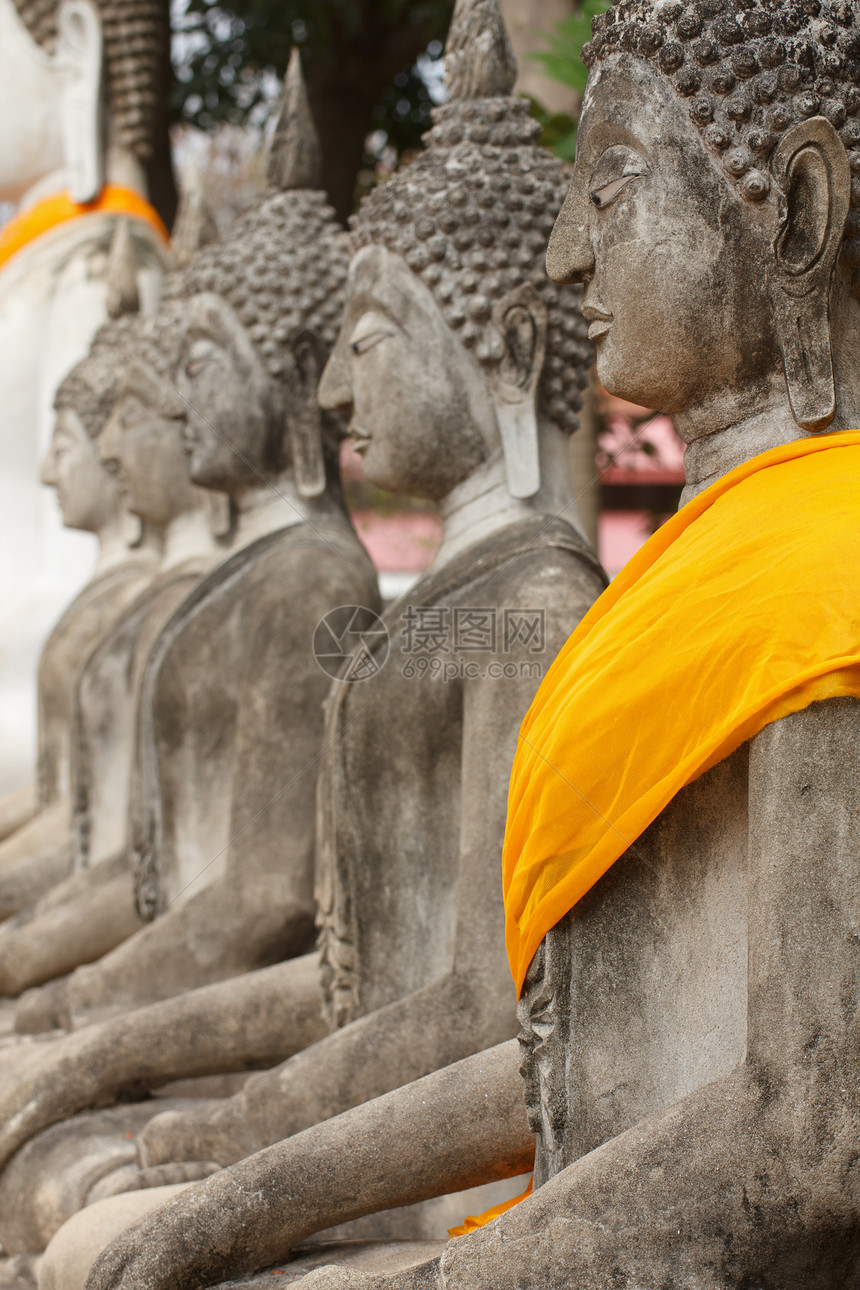 佛像 泰国寺庙上帝祷告纪念碑文化精神神社雕像雕塑佛教徒图片