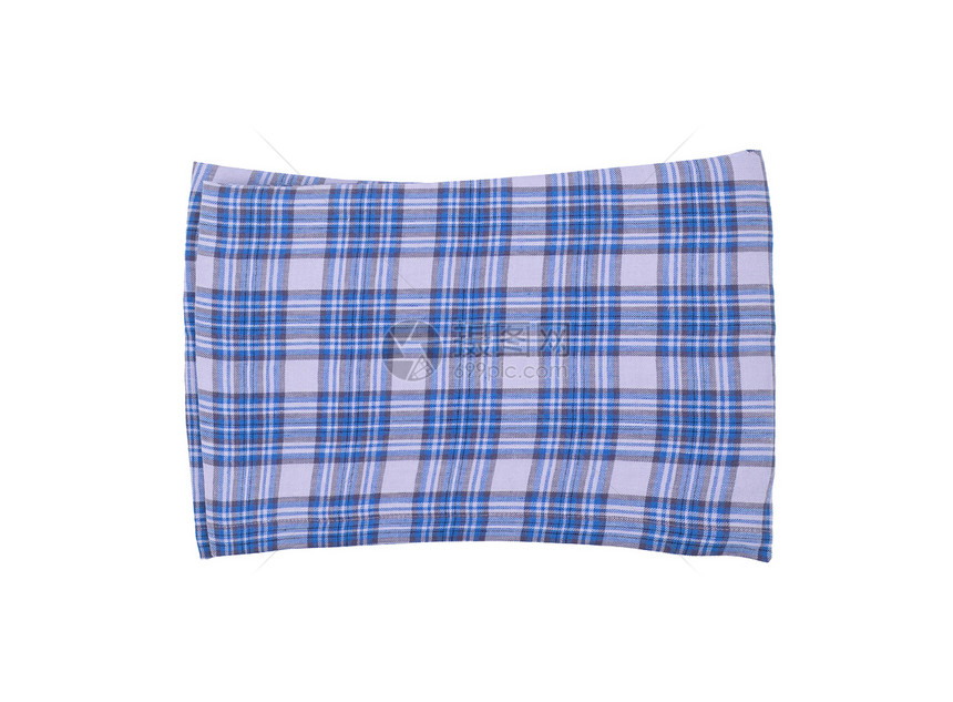 蓝色格子枕头 白边被隔绝家庭正方形软垫小路纺织品风格灰色绿色红色装饰图片