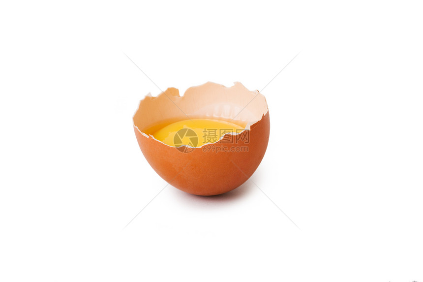 生鸡蛋棕色早餐产品黄色动物茶点食物白色美食图片