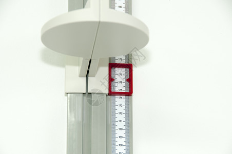 医院医院测量工具医疗高度白色仪表厘米背景图片