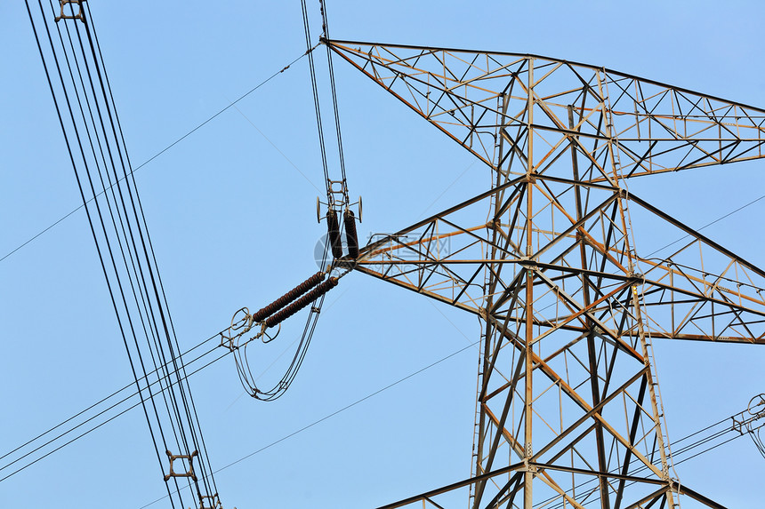 电力传输塔工作工程力量电缆技术收费线路设施电压网络图片