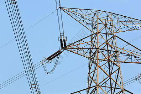 电力传输塔工作工程力量电缆技术收费线路设施电压网络背景图片