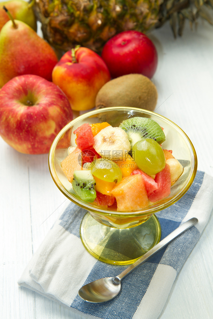 水果沙拉早餐小吃维生素西瓜午餐甜点热带纤维食物柚子图片