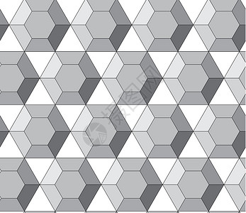简单几何矢量模式 - 六边形钻石背景图片