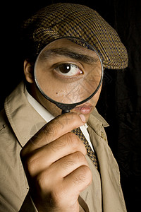 夏洛克福尔摩斯警探商业头发衣服英语侦探卡片帽子智力法律戏服背景